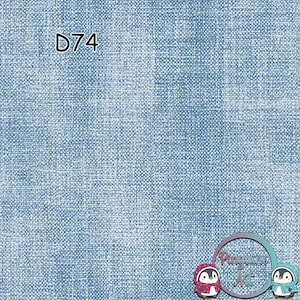 D74 Exclusieve denimstof in lichtblauwe jeanslook | Stof in Scandinavische stijl | Kinderstof | Effen stof per meter in 13 verschillende soorten