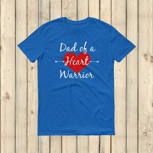 Dad of a Heart Warrior CHD Heart Defect Unisex Shirt - Choose Color