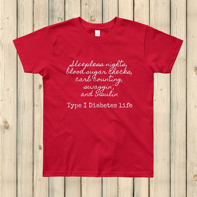Type 1 Diabetes Life T1D Kids' Shirt Choose Color Etsy