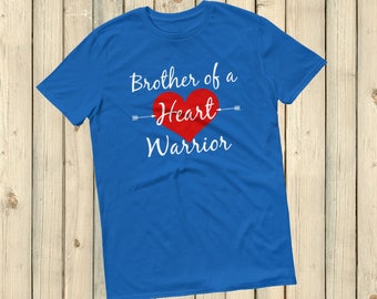 Brother of a Heart Warrior CHD Heart Defect Unisex Shirt - Choose Color