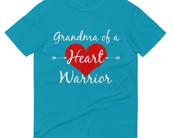 Grandma of a Heart Warrior CHD Heart Defect Unisex Shirt - Choose Color