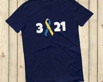 3 21 Down Syndrome Awareness Unisex Shirt - Choose Color
