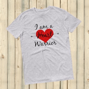 I am a Heart Warrior CHD Heart Defect Unisex Shirt - Choose Color