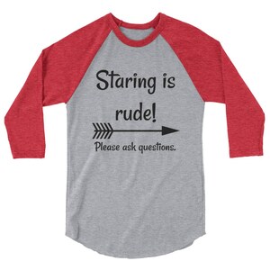 Staring is Rude! Please Ask Questions Special Needs Chronic Illness 3/4 ...