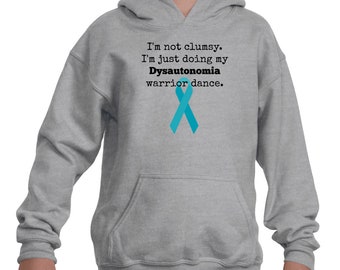 I'm Not Clumsy. This is My Dysautonomia Warrior Dance POTS Kids' Youth Hoodie Sweatshirt - Choose Color