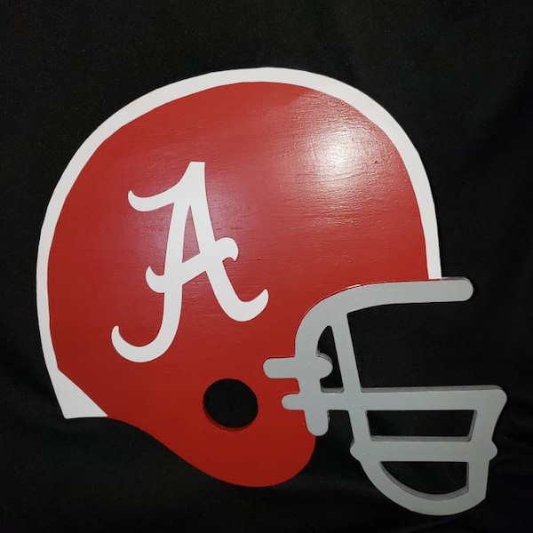 Alabama helmet door or wall decor. Football, football helmet, roll tide, crimson tide football helmet