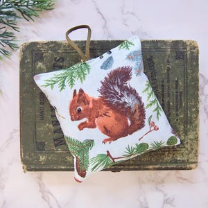 Hanging Balsam Fir Pine sachets - sachet for your drawers or bathroom - Maine Pine - small gift - air freshener for car - woods