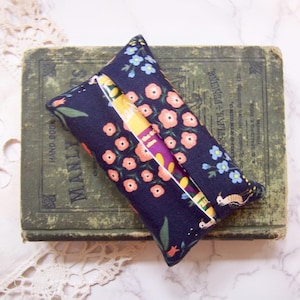 Blue Rifle Paper co travel tissue case- pocket tissue- travel tissue- pocket tissue case - tissue tuck- small wrapped gift for her