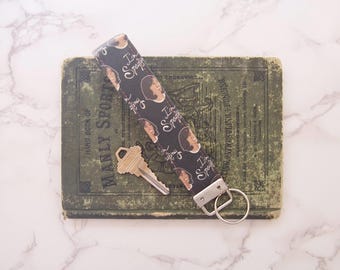 wristlet keychain for women,Kamala Harris key fob, cute keychain wristlet lanyard, democratic keychain, new car gift.