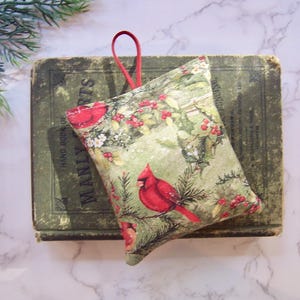 Hanging Balsam Fir Pine sachets - sachet for your drawers or bathroom - Maine Pine - small gift - air freshener for car - woods