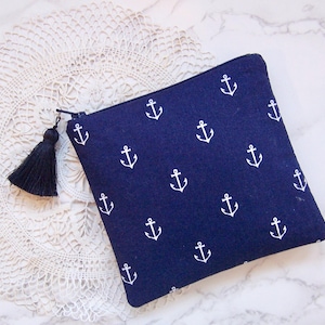 Essential zipper bag, small cosmetic bag,Period pouch, square mini pouch, zipper bag, coin wallet, first aid bag, tassel bag, stash pouch .