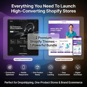 Motyw Impact Shopify, przewodnik po konfiguracji sklepu e-commerce (wersja cyfrowa do pobrania)