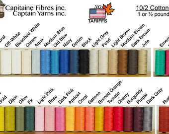10/2 Cotton Weaving Yarns - Unmercerized