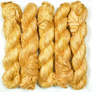 Sari Silk Ribbon (100g/50yards) - Burned Orange #1073