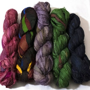 Sari Silk Ribbon Special Mix 9 - Bundle of 5