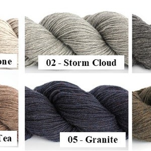 Lujoso - 100 % lana peinada de yak tibetano - 20 colores - 300 m/100 g/ovillo
