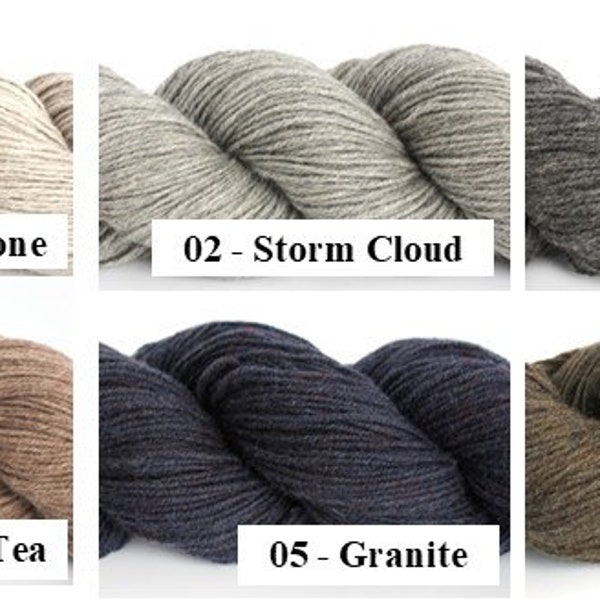 Lujoso - 100 % lana peinada de yak tibetano - 20 colores - 300 m/100 g/ovillo