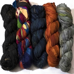 Sari Silk Ribbon Special Mix 35 - Bundle of 5