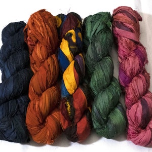 Sari Silk Ribbon Special Mix 3 - Bundle of 5