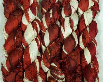 Sari Seidenband (100g/50yards) -Burgundy Shades #964
