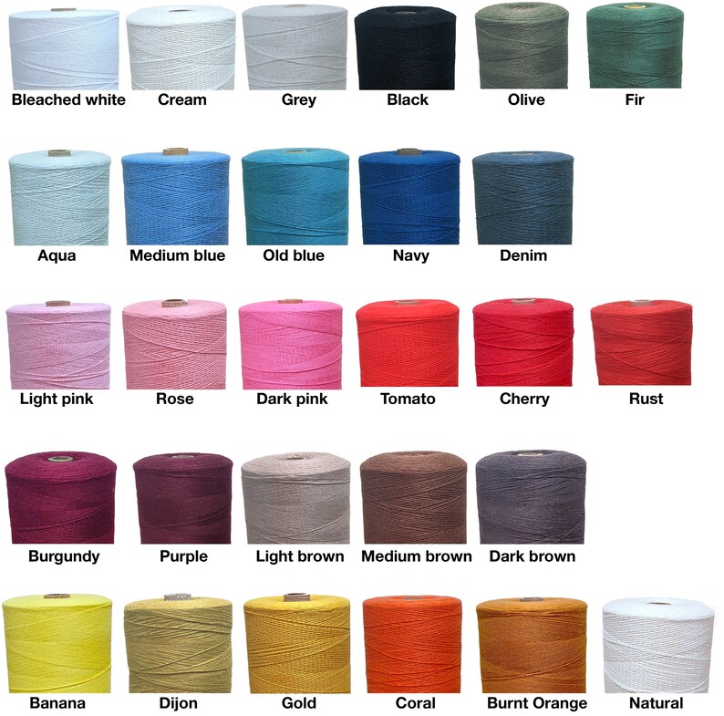 10/2 Cotton Weaving Yarns Etsy