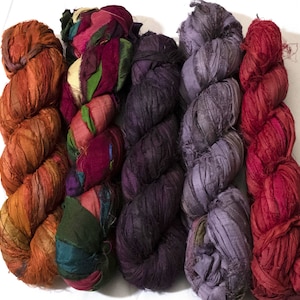 Sari Silk Ribbon Special Mix 21 - Bundle of 5