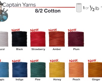 8/2 Cotton Weaving Yarns - Unmercerized