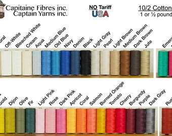 10/2 Cotton Weaving Yarns - Unmercerized