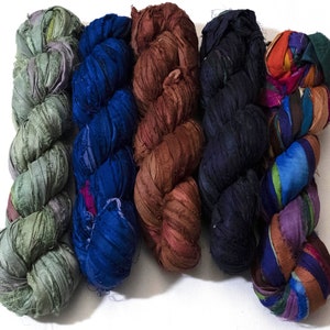 Sari Silk Ribbon Special Mix 18 - Bundle of 5