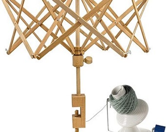 New Wooden Umbrella Swift & Wool Winder