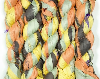 Sari Silk Ribbon (100g/50yards) - Pastel Palette #1076