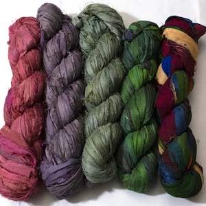 Sari Silk Ribbon Special Mix 15 - Bundle of 5