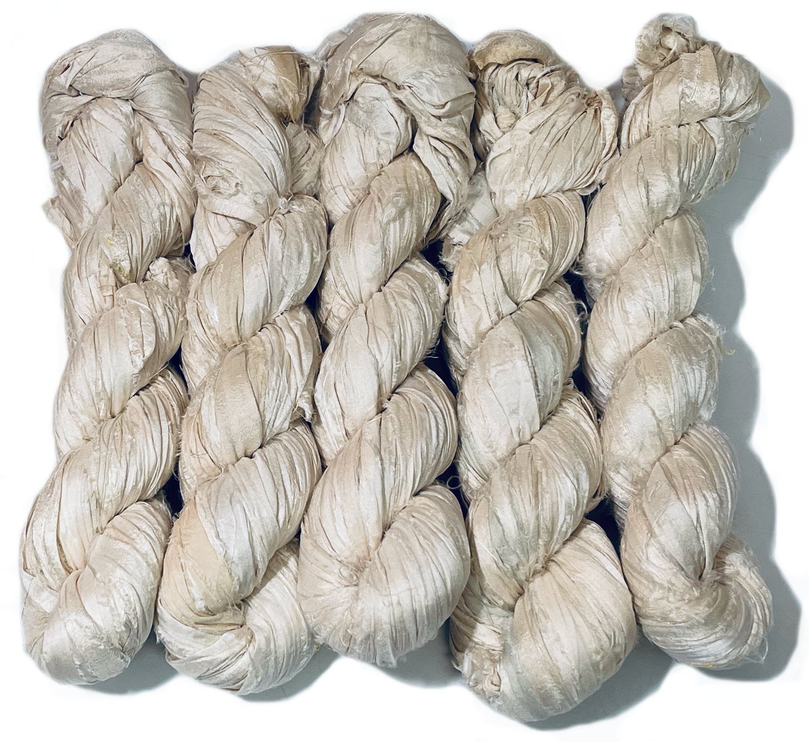 Multicolor Textured White, Undyed, Natural Chiffon Sari Silk Ribbons at Rs  100/piece in Mumbai