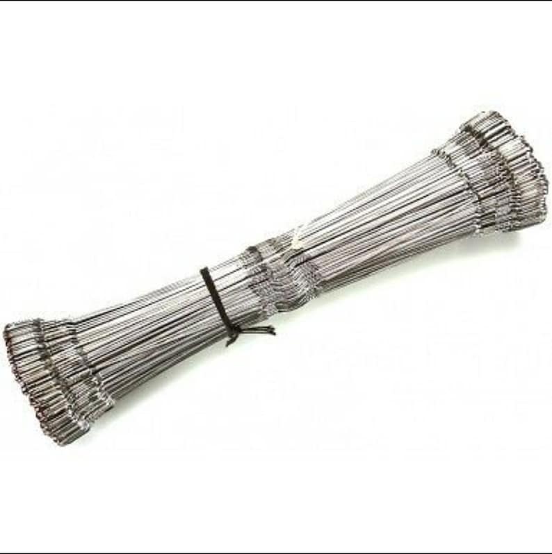 12 1/2 100 Wire Heddles Weaving Loom Etsy