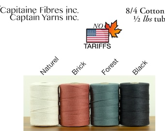 8/4 Cotton Weaving Yarns - Unmercerized