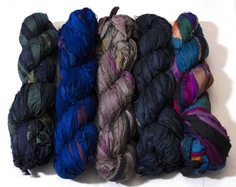Sari Silk Ribbon Special Mix 5 - Bundle of 5