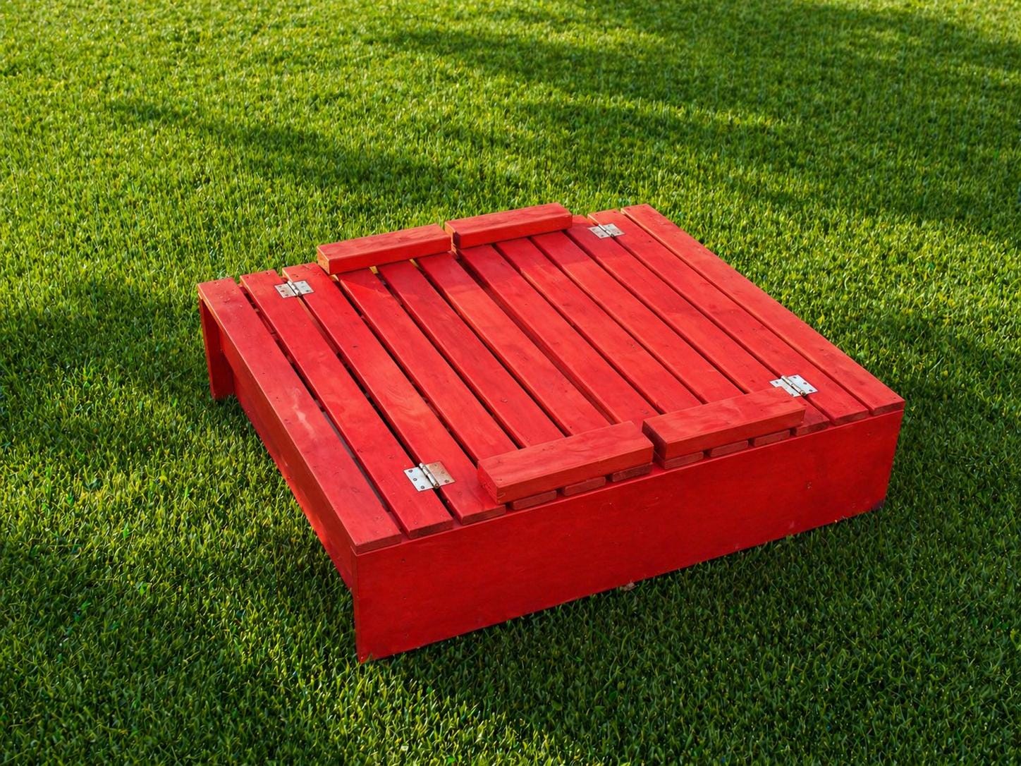 DIY Sandbox With Built-in Seats Plan | Foldable Sandbox Bench | Outdoor ...