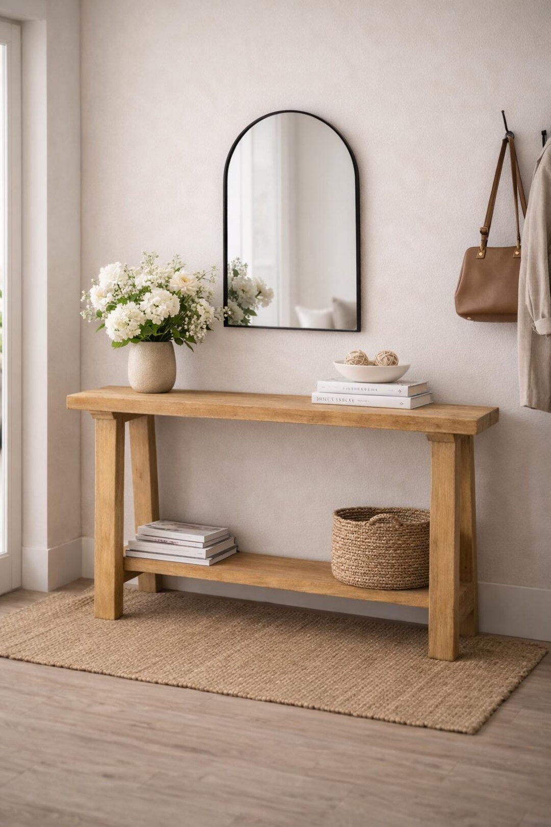 DIY Console Table Plans | 48” Entryway Table | Modern Farmhouse PDF - Etsy