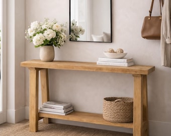 DIY Console Table Plans | 48” Entryway Table | Modern Farmhouse PDF