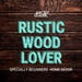 RusticWoodLoverShopp store logo