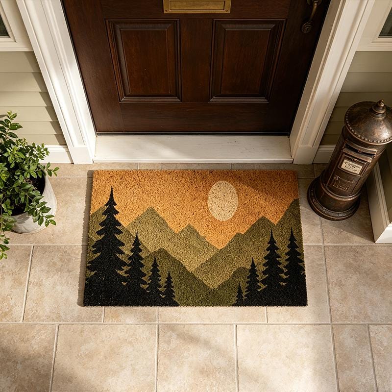 Rustic Front Door Mats - Etsy