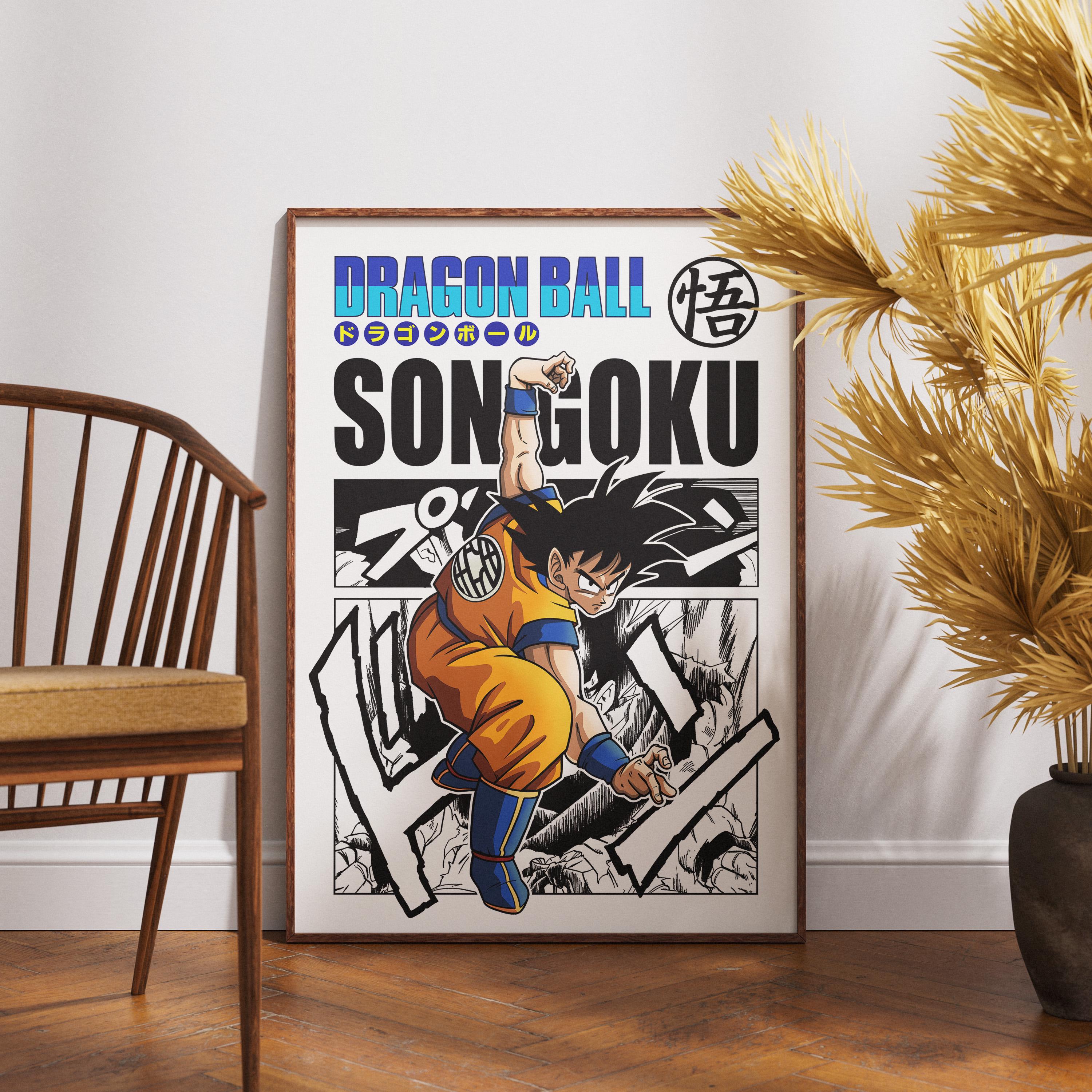 Dragon Ball | Son Goku | Poster | Rolled Anime Wall Art - Etsy Australia