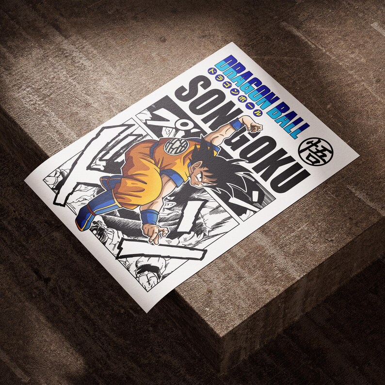 Dragon Ball | Son Goku | Poster | Rolled Anime Wall Art - Etsy Australia