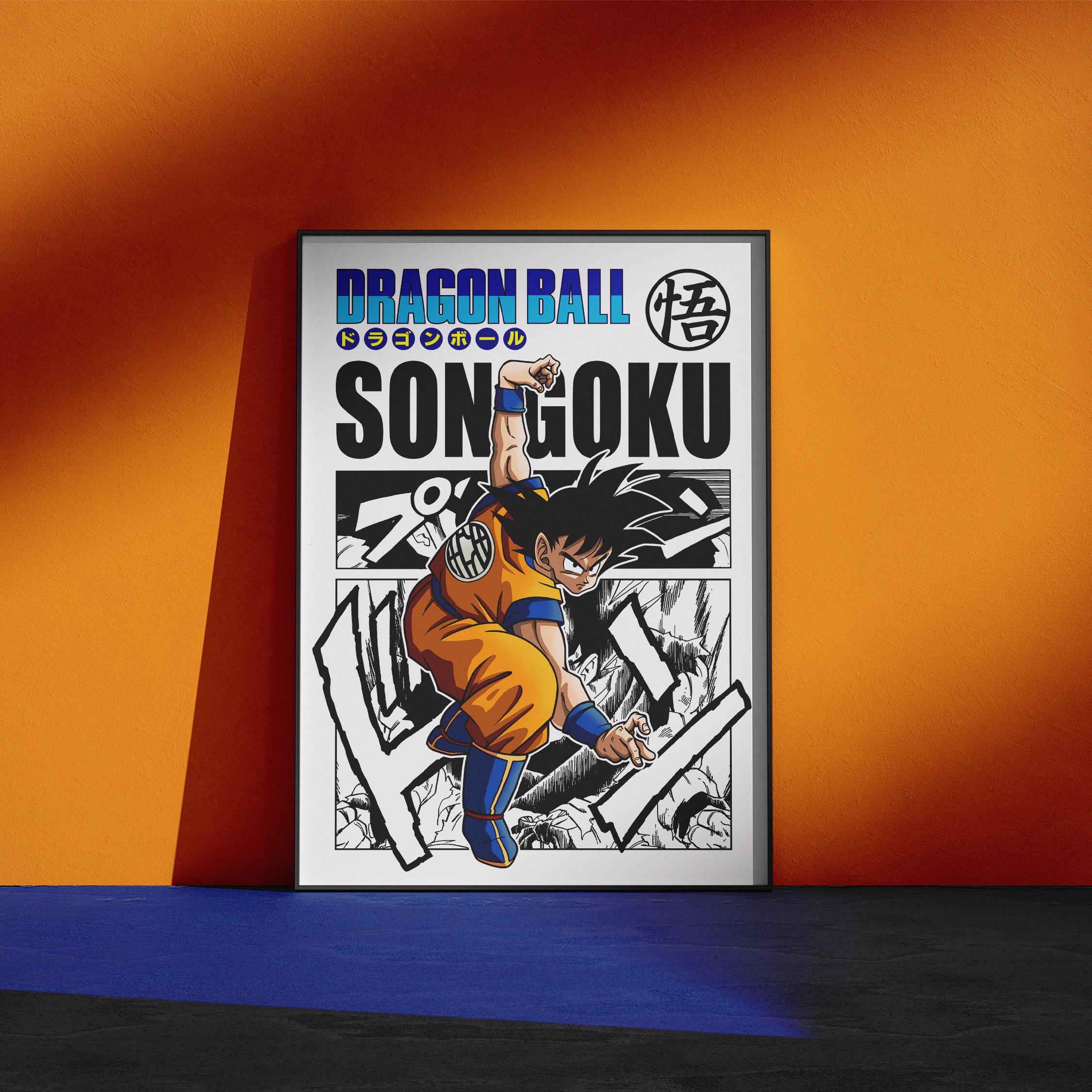 Dragon Ball | Son Goku | Poster | Rolled Anime Wall Art - Etsy Australia