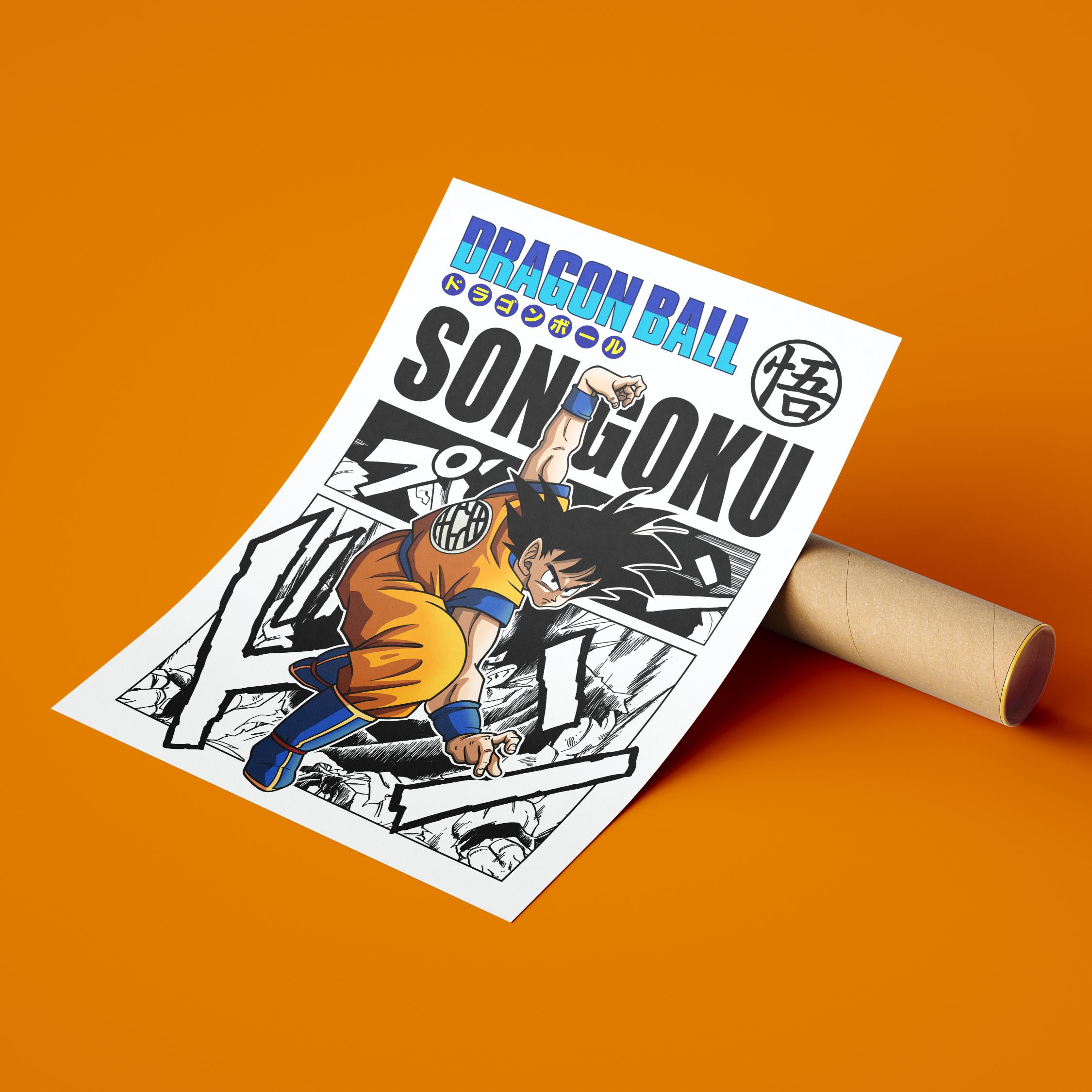 Dragon Ball | Son Goku | Poster | Rolled Anime Wall Art - Etsy Australia