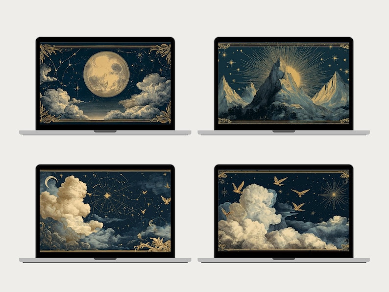 Mystical Celestial Desktop Wallpaper – 17 Whimsical Gothic Backgrounds ...