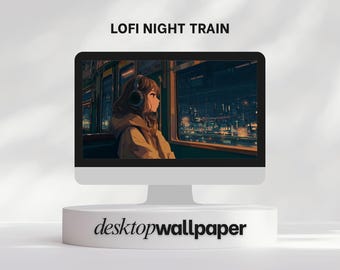 Fondo de pantalla de lo-fi: fondo de pantalla de estilo anime para computadora, portátil y MacBook