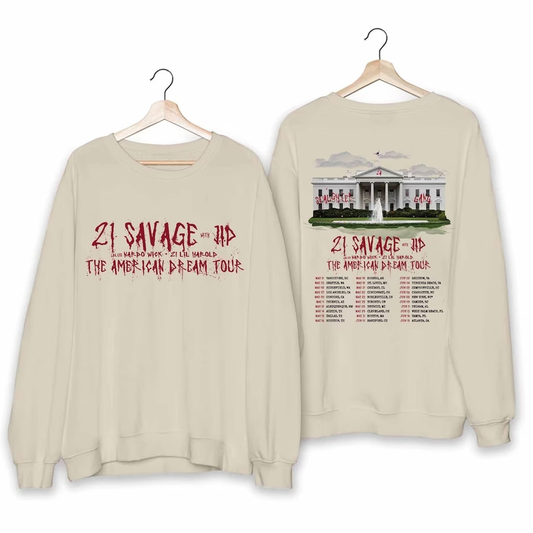 21 Savage the American Dream Tour 2024 Shirt, 21 Savage Fan Shirt, 21