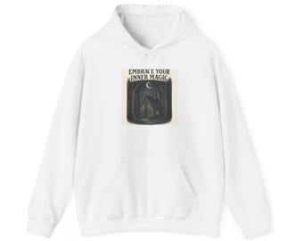 Umarme deine innere Magie Hoodie | Wald Torbogen Illustration
