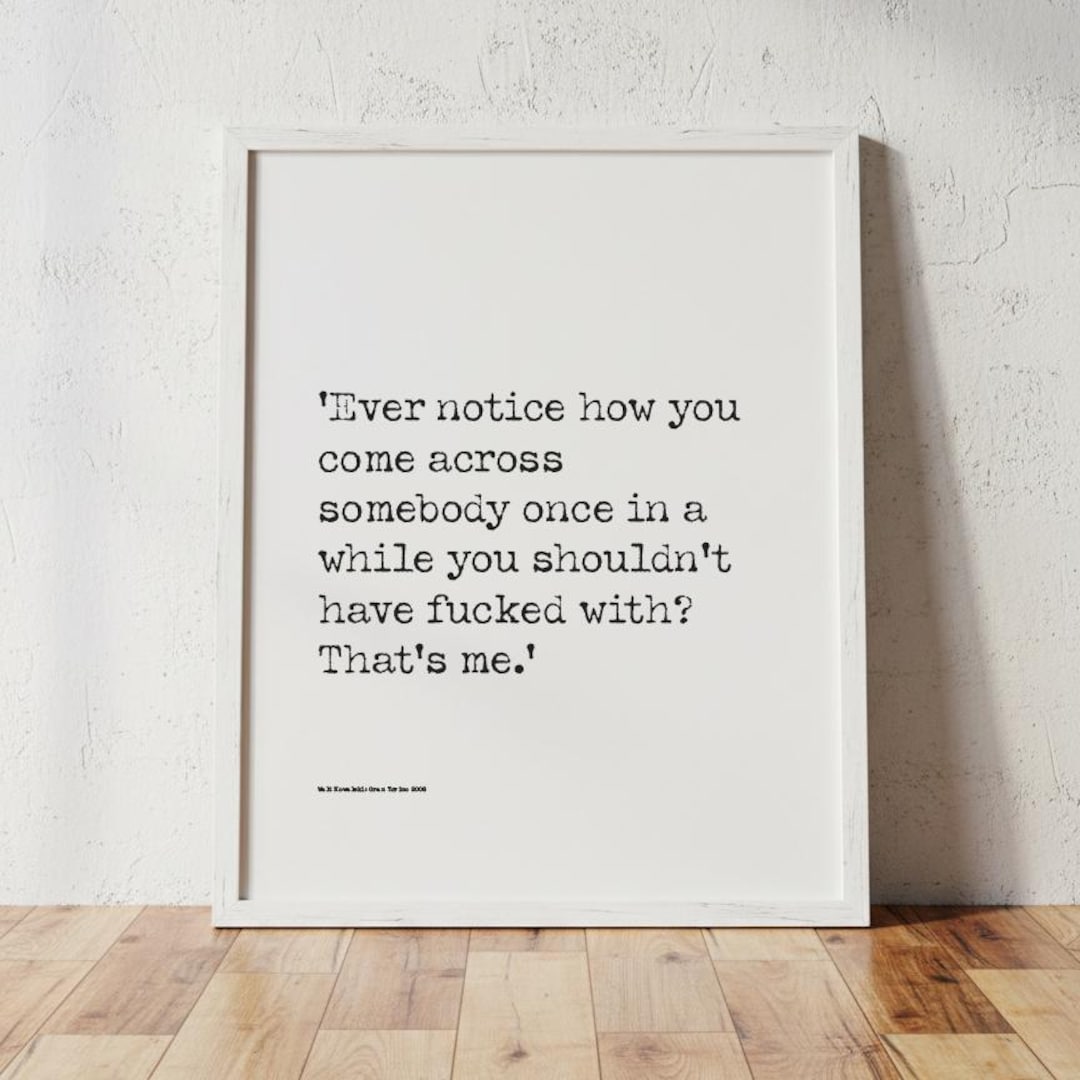 Gran Torino 2008 Classic Movie Quote Lines 40cm X 50cm Wooden gran-torino-2008-classic-movie-quote-lines-40cm-x-50cm-wooden